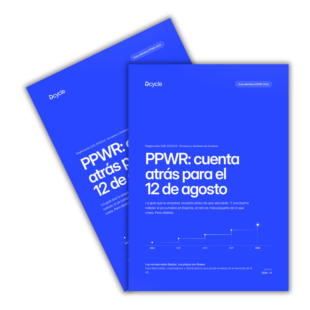 Portada Guía definitiva PPWR 2026 de Dcycle