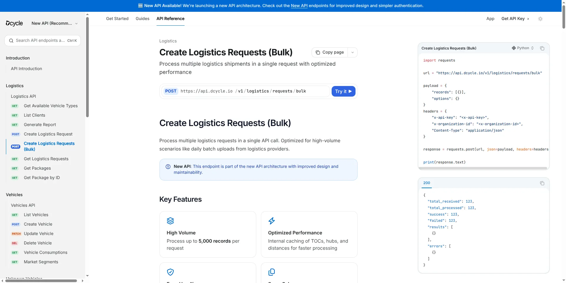 Bulk Logistics Data Upload: Process Thousands of Shipments in Seconds