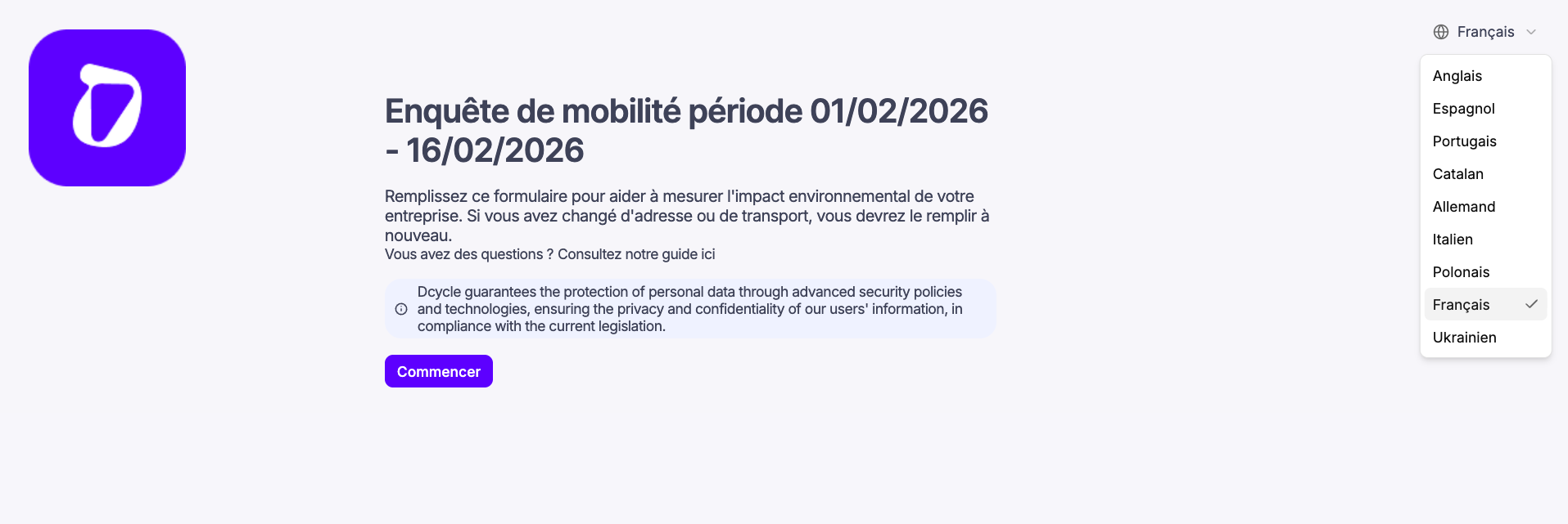 Commuting Surveys in French, Ukrainian & Polish