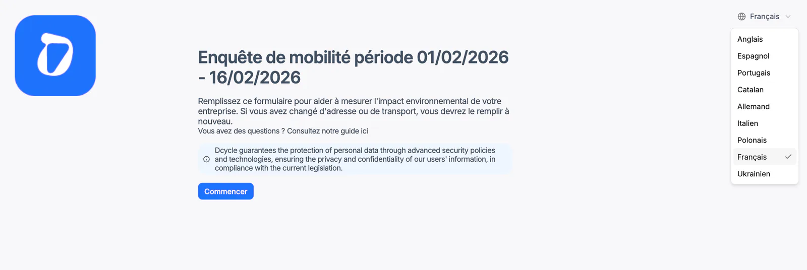 Encuestas de movilidad en francés, ucraniano y polaco