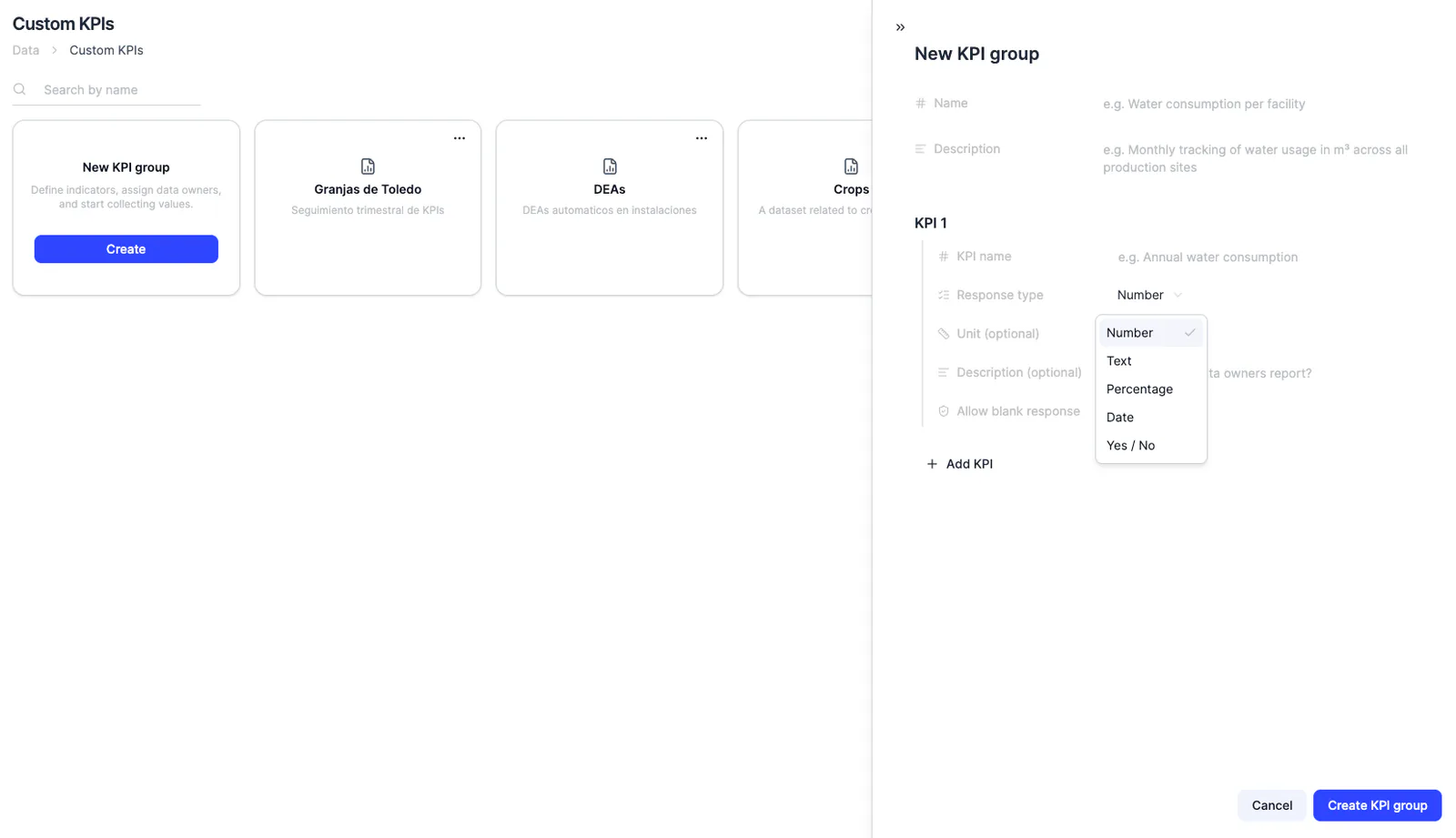 Surveys to collect any type of data