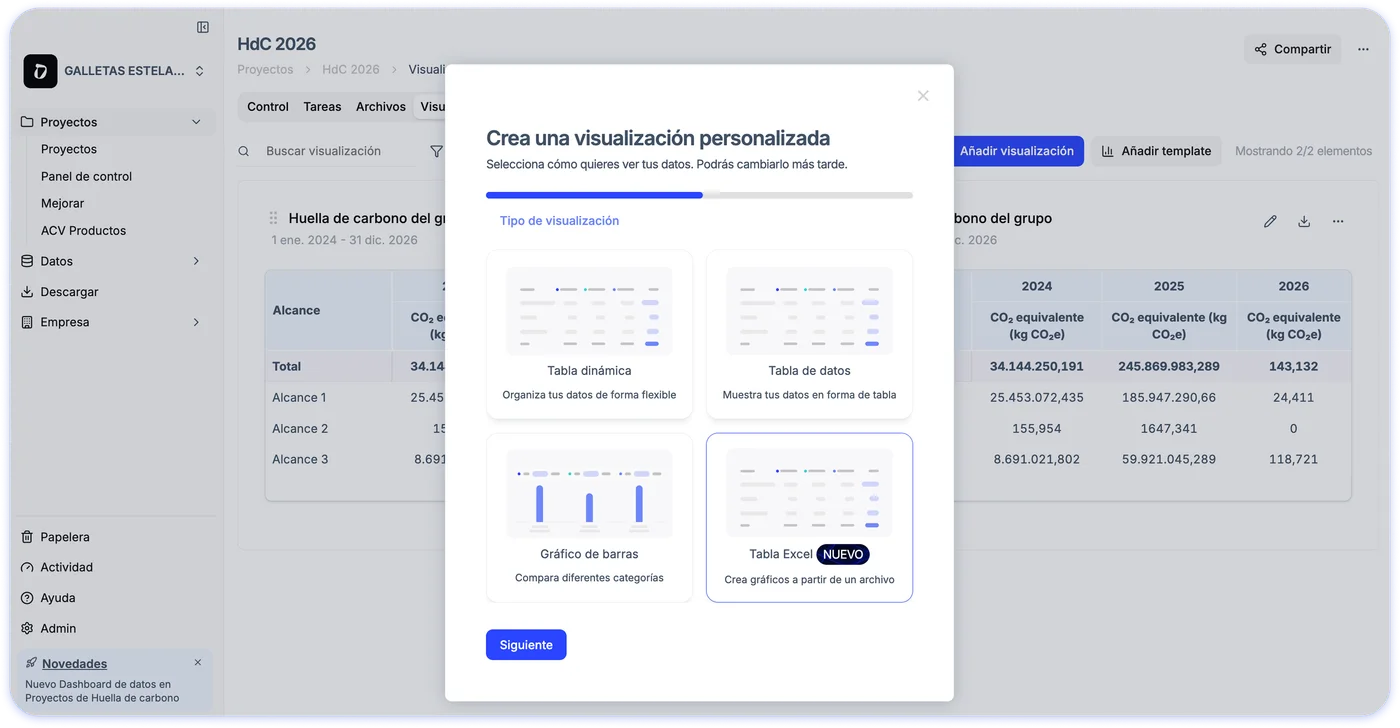 Visualizaciones directamente desde tu Excel