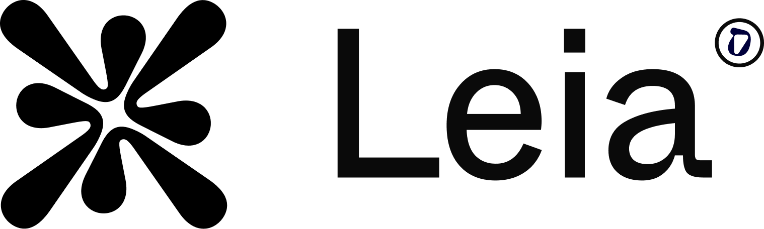 Leia Logo Nero