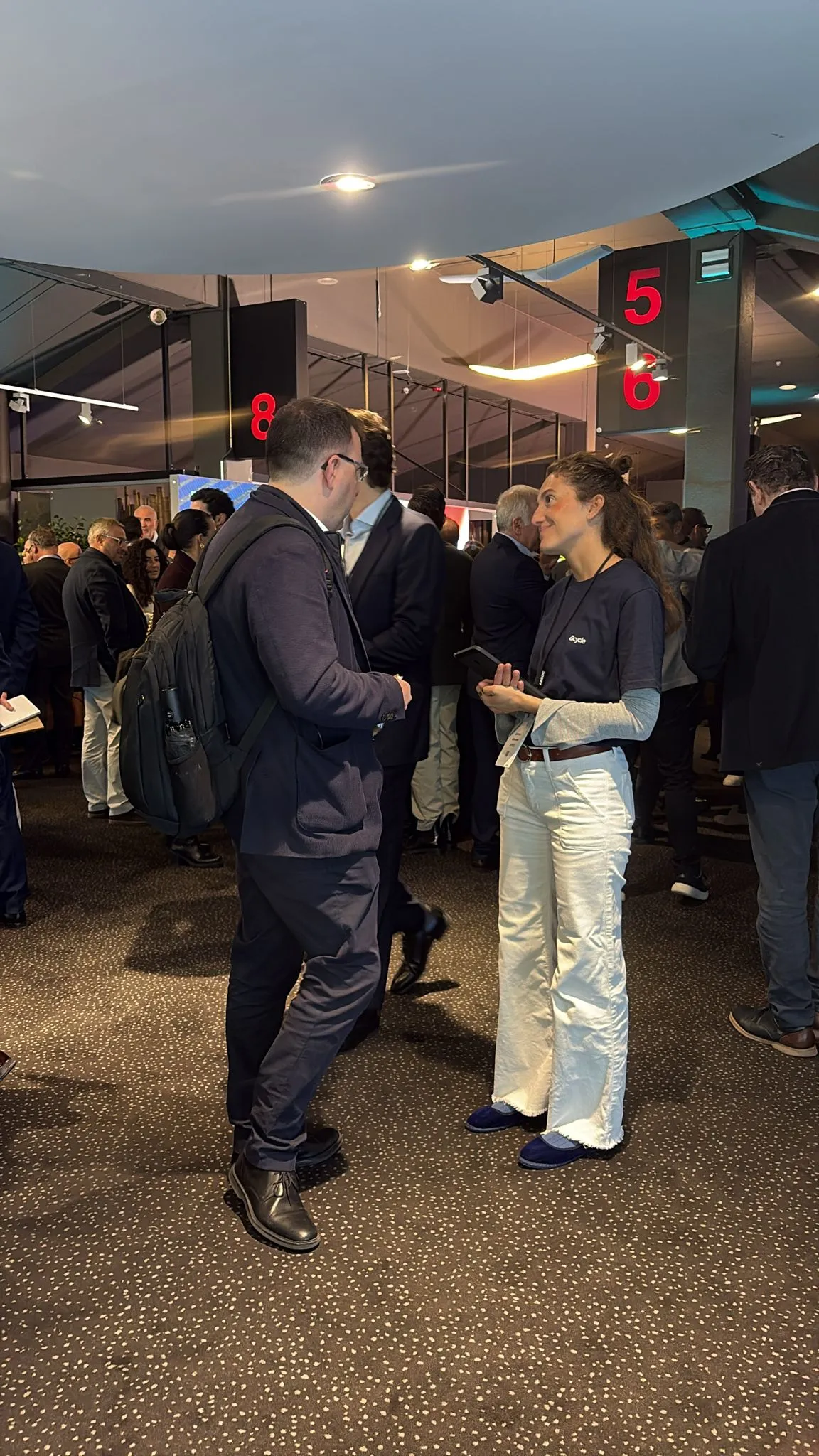 Dcycle team posing at the booth during AECOC National Transport Forum 2026