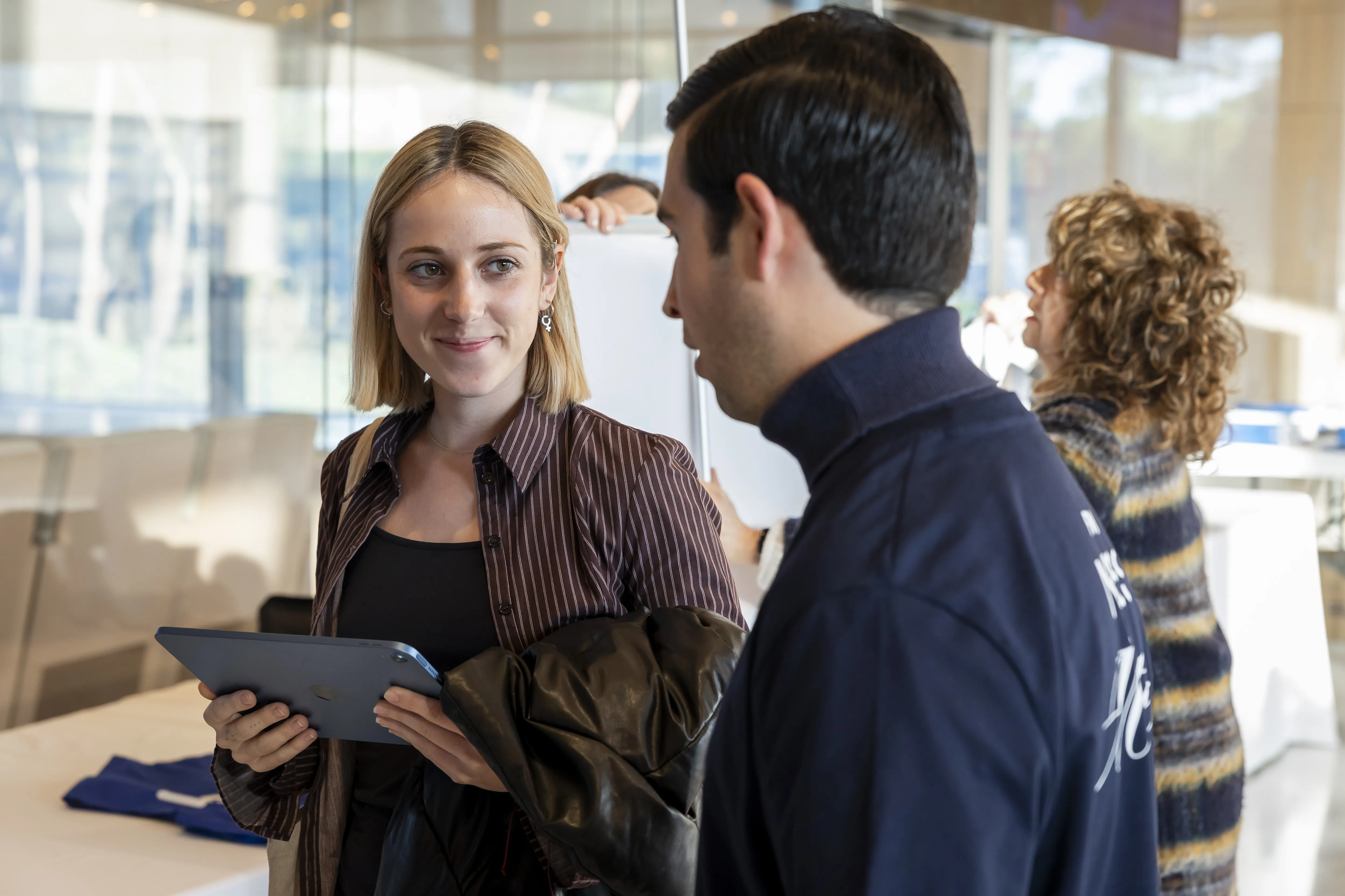 Dcycle team networking with sustainability professionals at Corresponsables Madrid