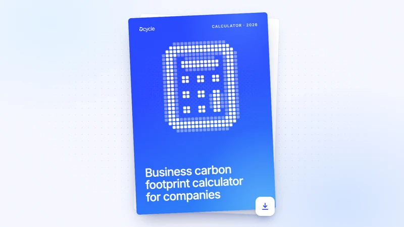 Business carbon footprint calculator for companies