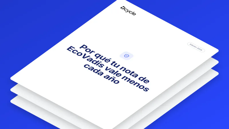 Por qué tu nota de EcoVadis vale menos cada año