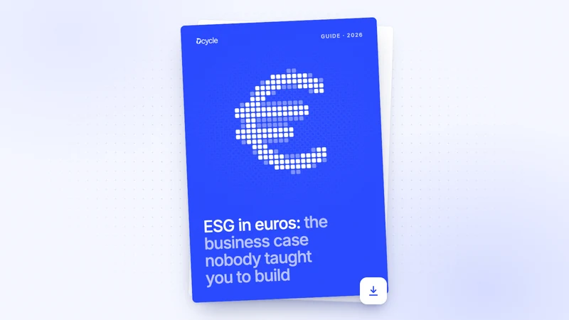 ESG in euros: the business case nobody taught you to build