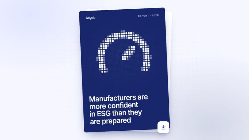 Manufacturers are more confident in ESG than they are prepared