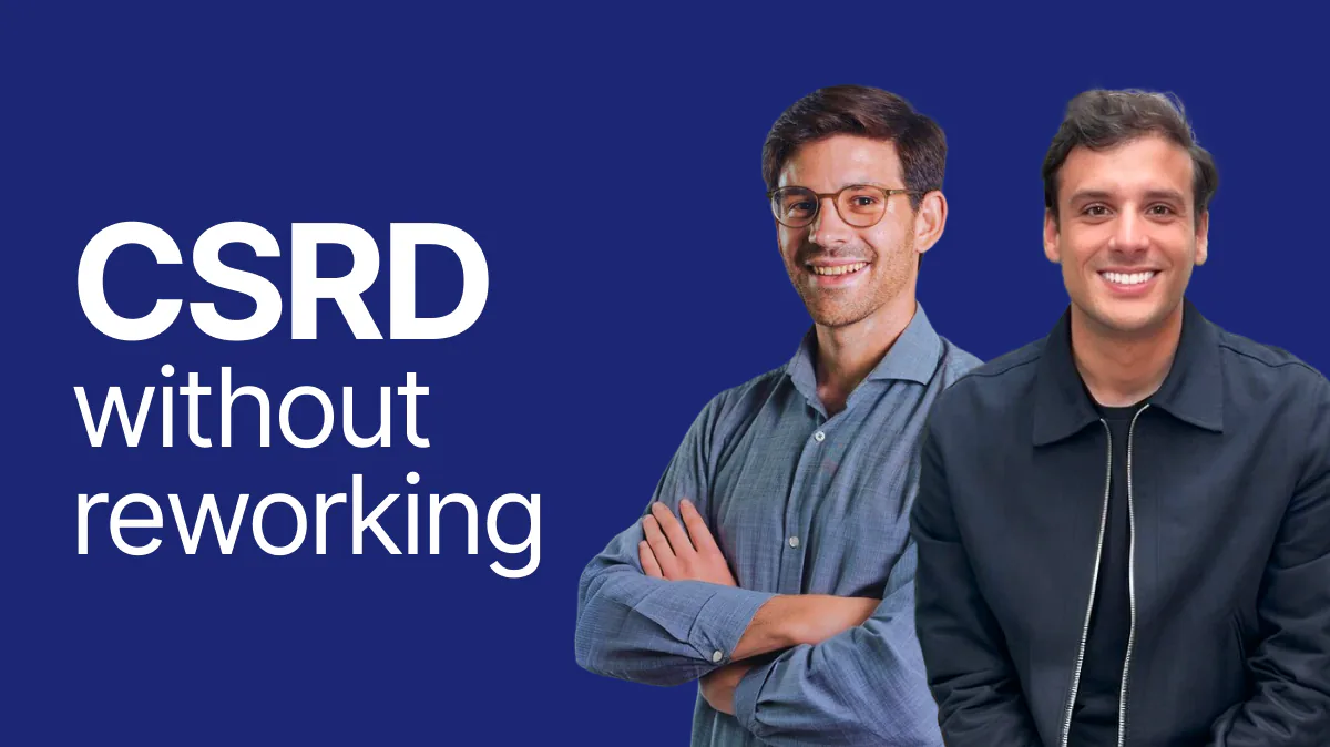 Webinar 1. Oktober: CSRD ohne Doppelarbeit, Daten wiederverwenden