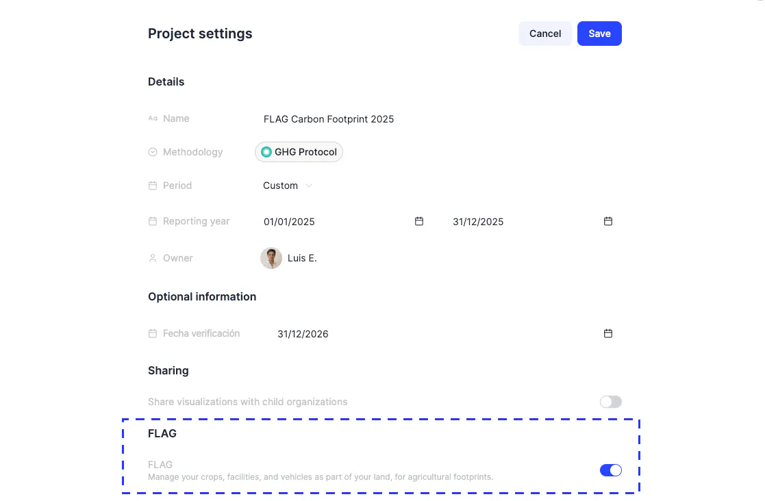 Configuración del proyecto